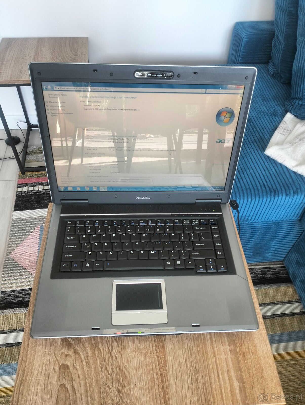 Laptop ASUS w pełni sprawny nie za miliony. - 2