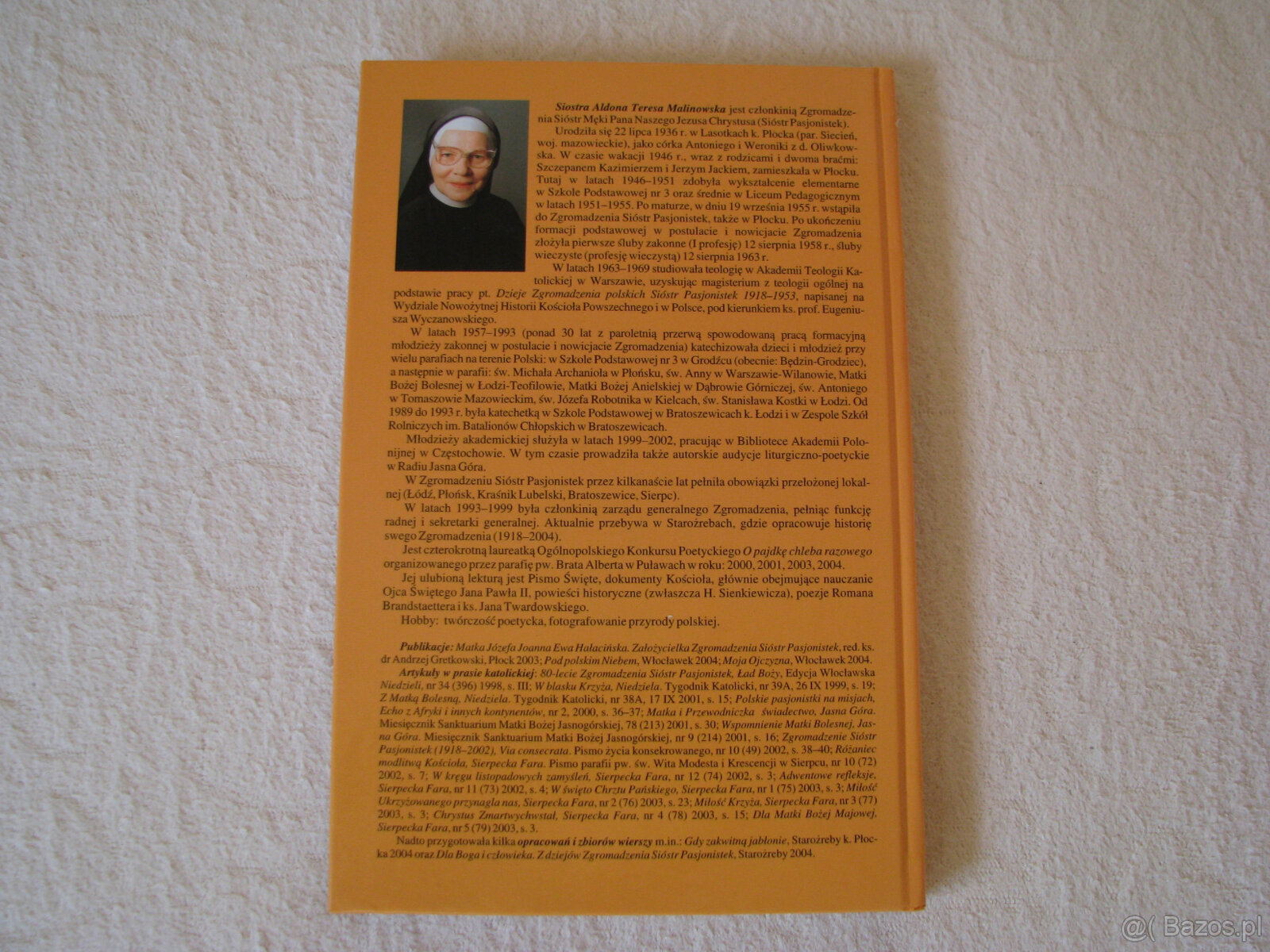 Niebo i Ziemia - zbiór poezji, s. Aldona Teresa Malinowska C - 2