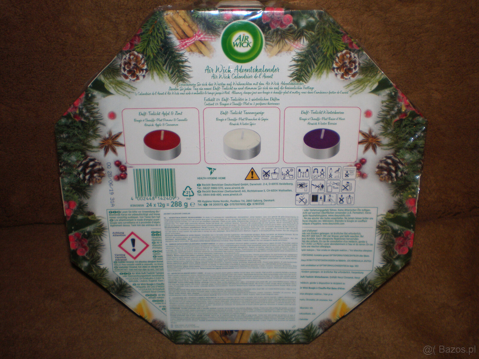 Sprzedam kalendarz adwentowy, świeczki zapachowe, nowe. - 2