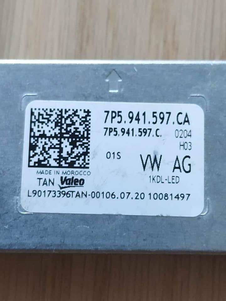 Jednostka sterująca LED 7P5941597CA - 2