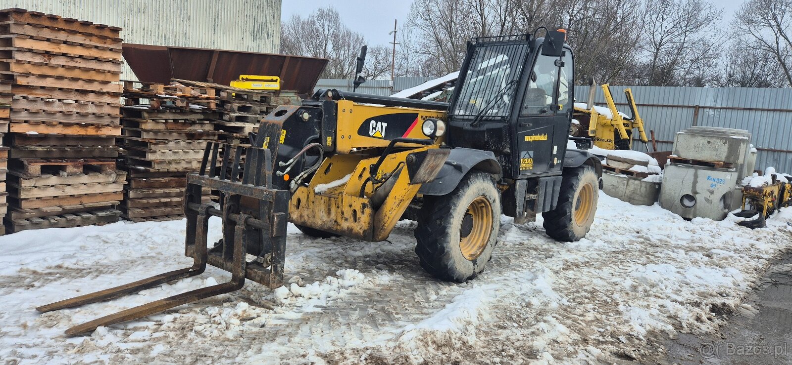 sprzedam ladowarka teleskopowa CAT 414 - 2