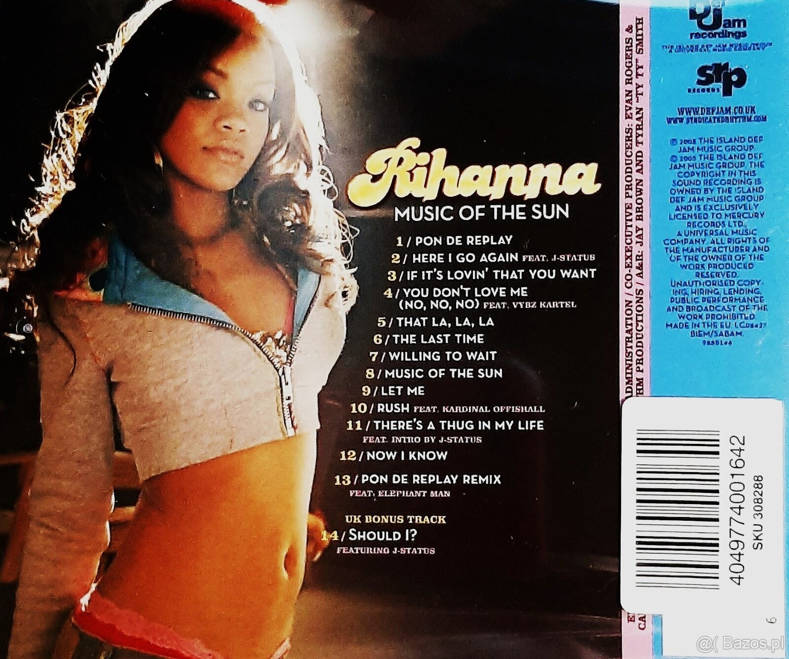 Polecam Wspaniały Album CD RIHANNA- Album-Music Of The Sun - 2