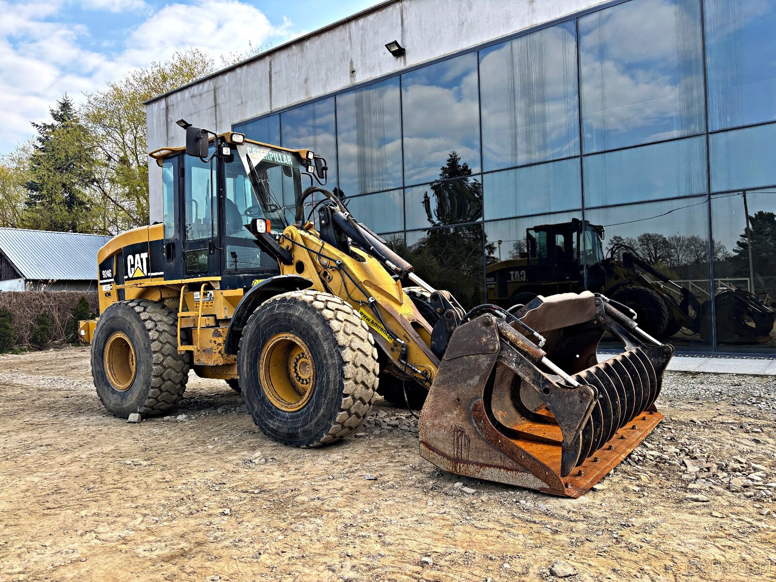 Caterpillar 924 G ŁADOWARKA KOŁOWA 2006R. | LIEBHERR 524 KOM - 2