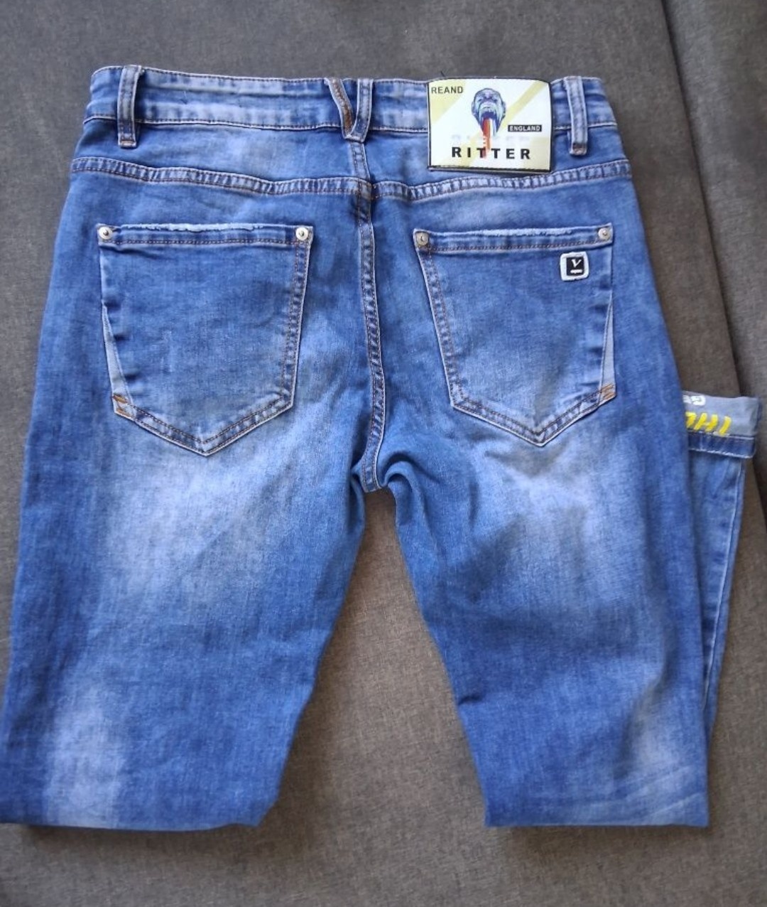 Spodnie jeansowe rozm L/33 - 2