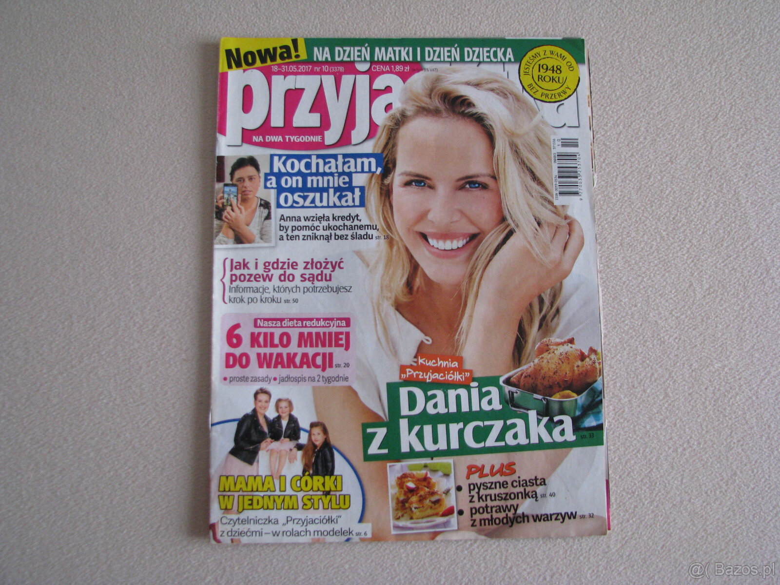 Przyjaciółka z 2017 i 2018 r –dwutygodnik 2,50 za egzemplarz - 2