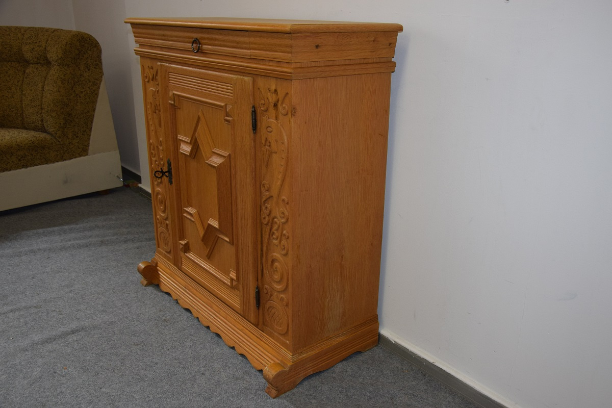 komoda z drewna dębowego - super stan - 2