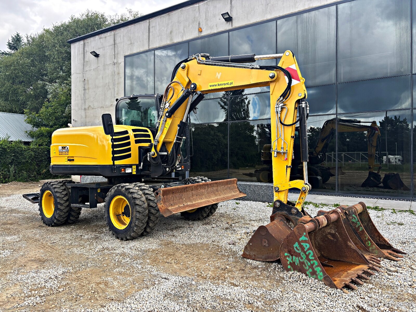 Yanmar B95W KOPARKA KOŁOWA 2020R. MTH: 2614 | KOMATSU PW 98 - 2
