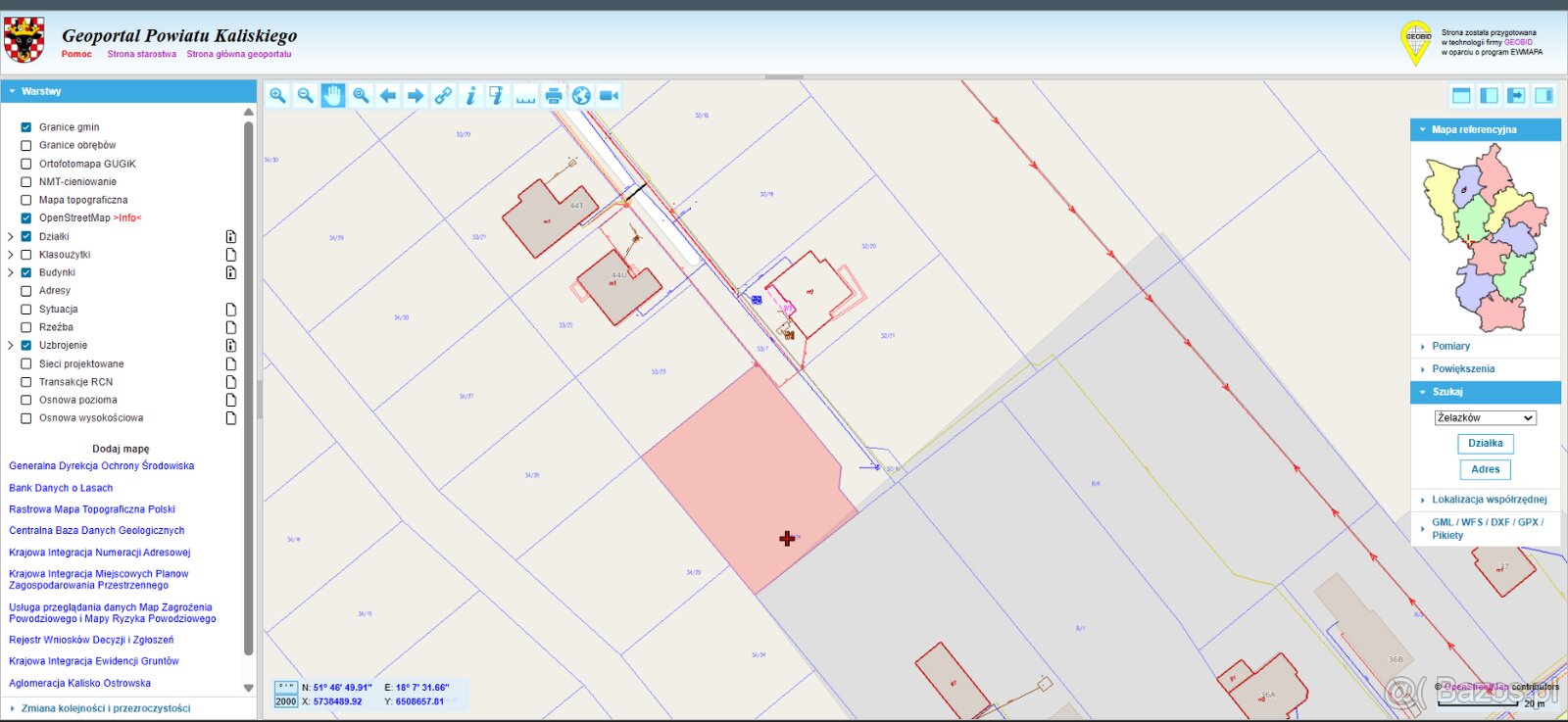 Działka budowlana o pow. 1701m2, Wojciechówka - 2