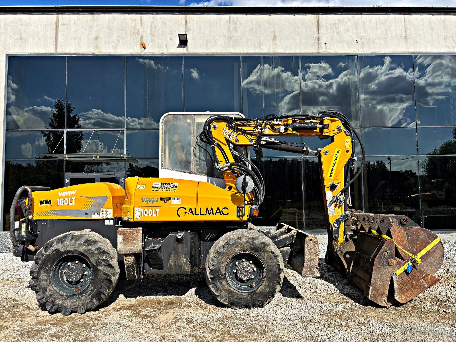 GALLMAC WMW 100LT KOPARKA KOŁOWA 2012R | KOMATSU PW 98, 110, - 2