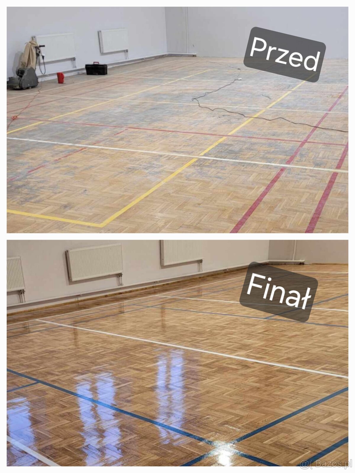 Cyklinowanie parkietów - 2