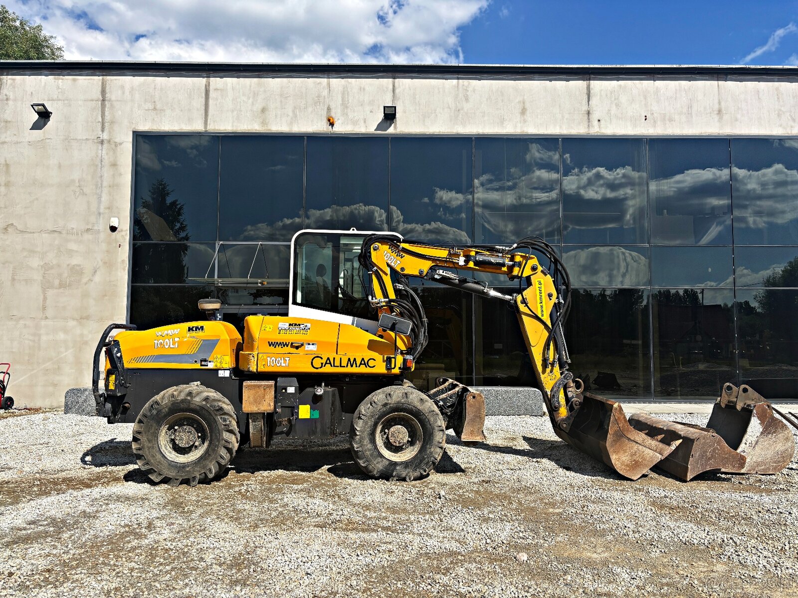 GALLMAC WMW 100L T KOPARKA KOŁOWA 2009R | KOMATSU PW 98, 110 - 2