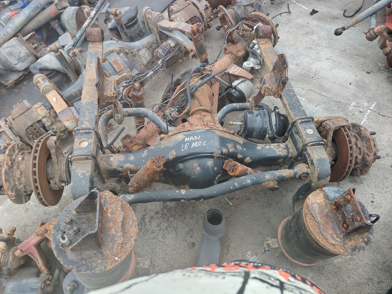 Man LE 180 C tylny most - 2