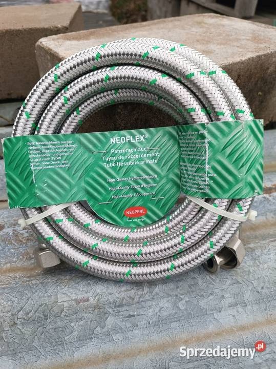 Wąż zbrojony NEOPERL NEOFLEX DN 13 zakrzywiony 3/4" x 3/4" - 2