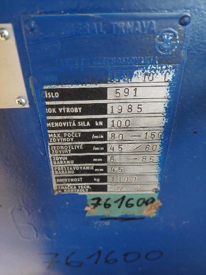 Prasa mimośrodowa LEN - ŠMERAL - 2