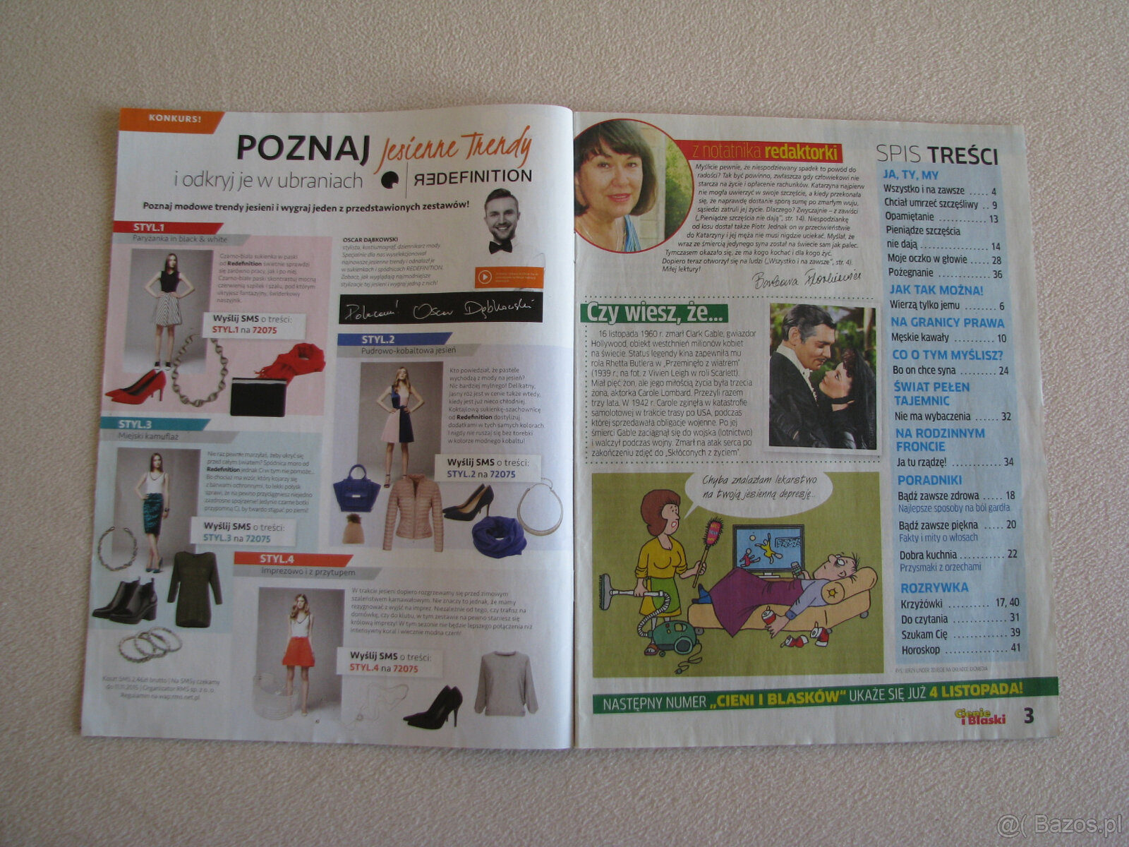 Cienie i blaski - nr 11 listopad 2015 r. i nr 1 styczeń 2016 - 2