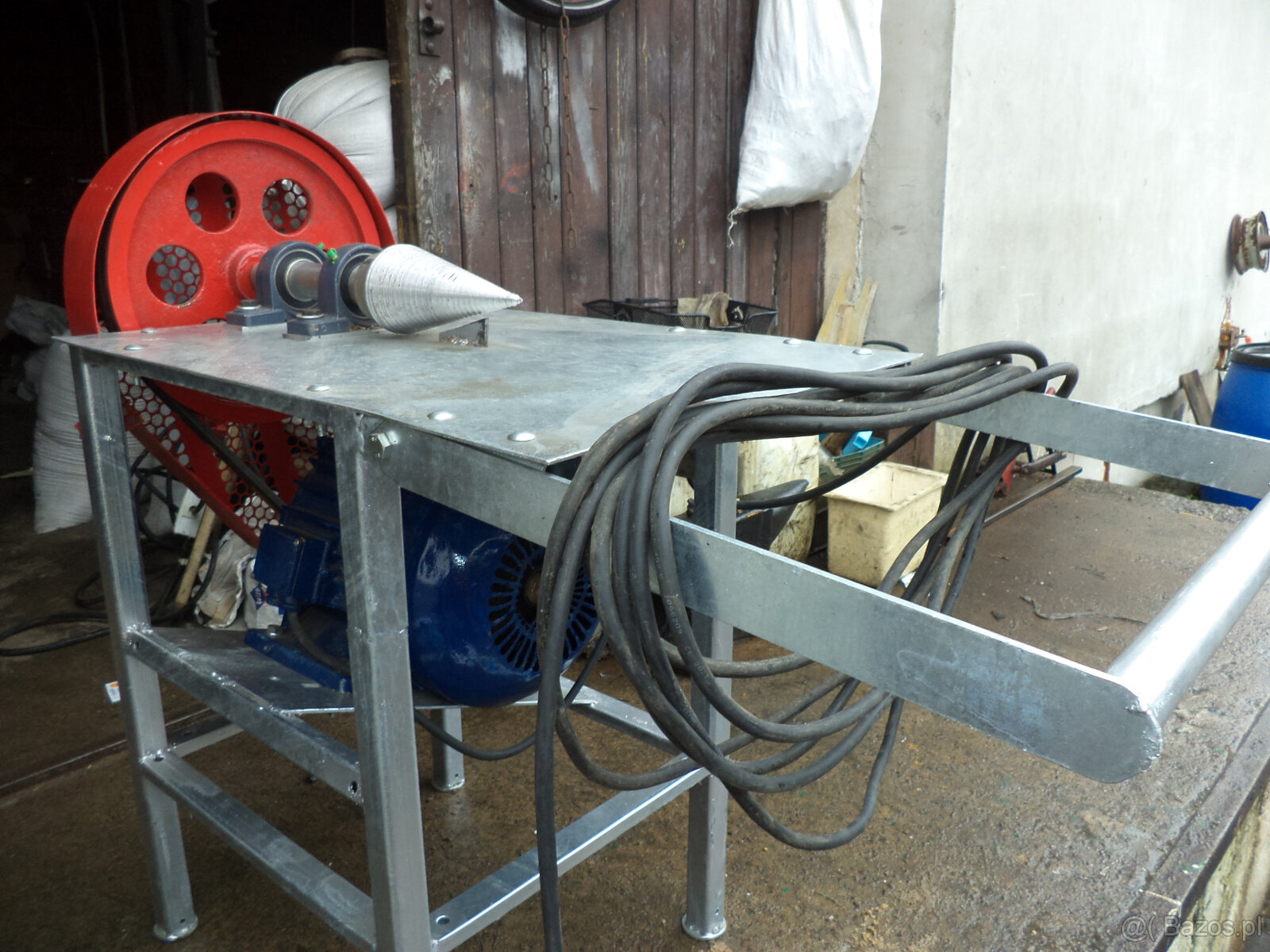 luparka swidrowa do drewna silnik 5.5 kw - 2