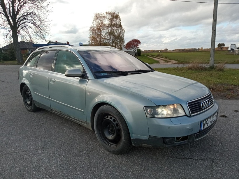 AUDI A4B6 2.5 TDI MANUAL OC 10/26 PT 03/26 hak kombi skóra - 2
