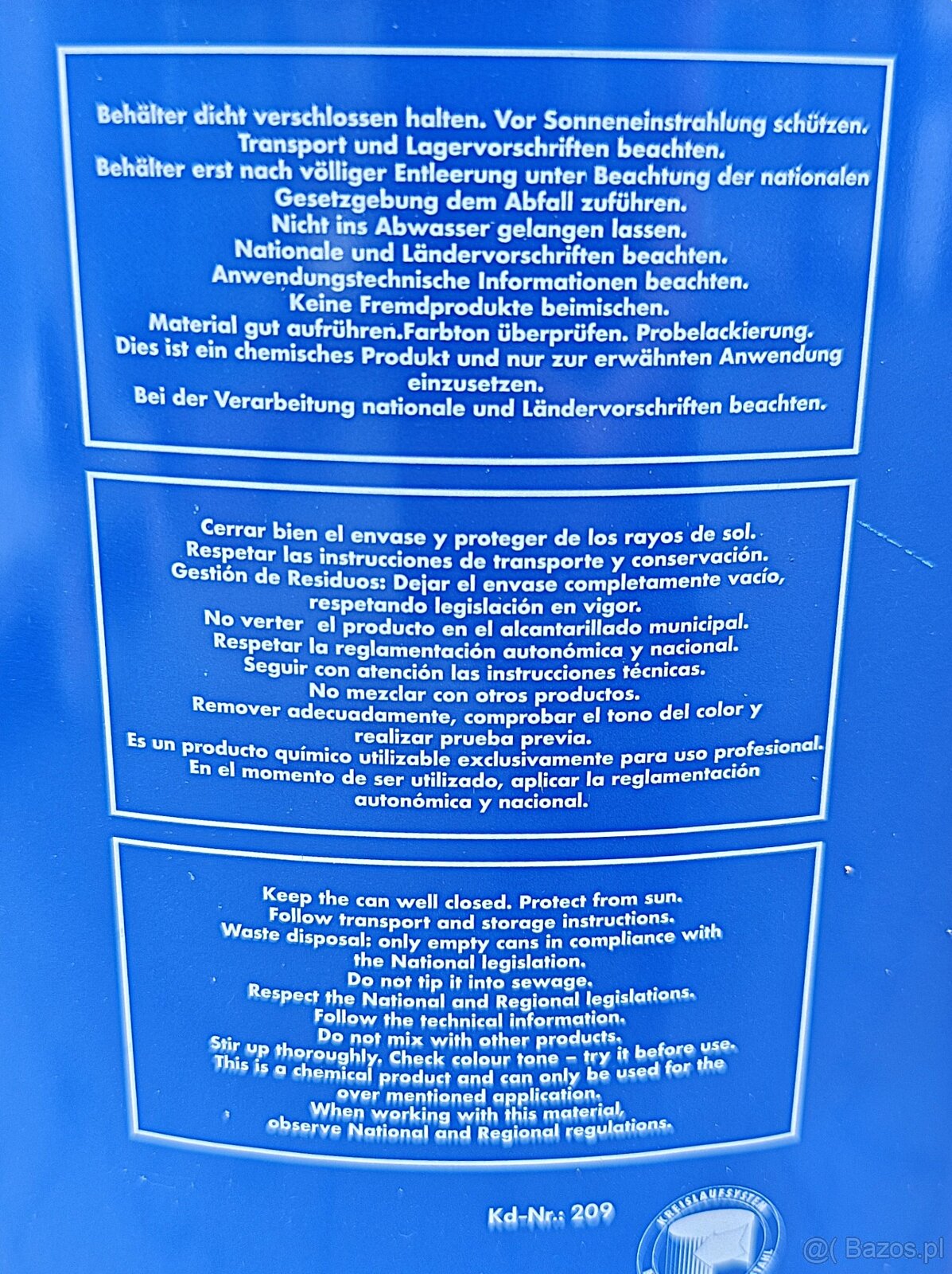 Lakier Croma Lacke UV Decklack Polarweiß (biały polarny) – 2 - 2