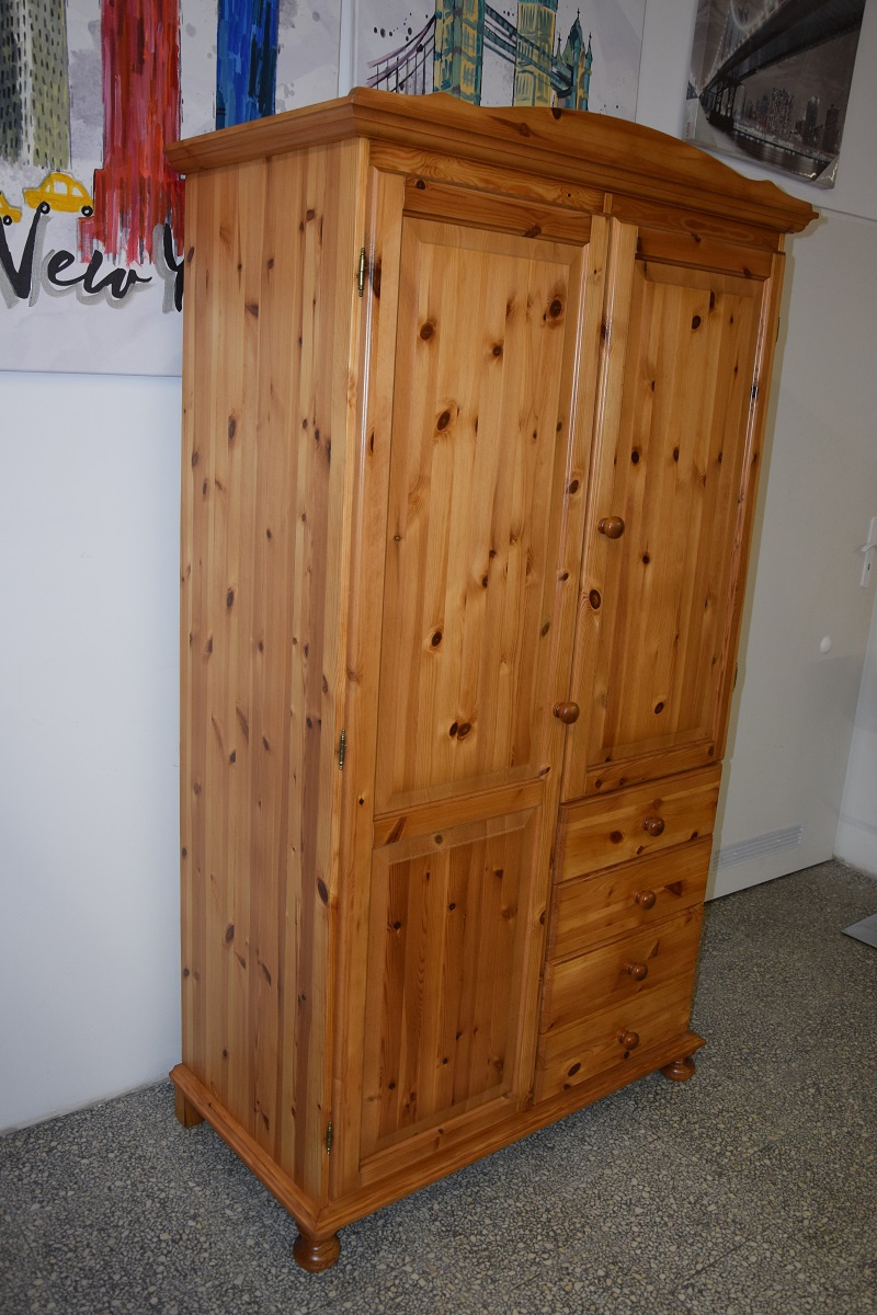 szafa z drewna sosnowego - jak nowa - 2