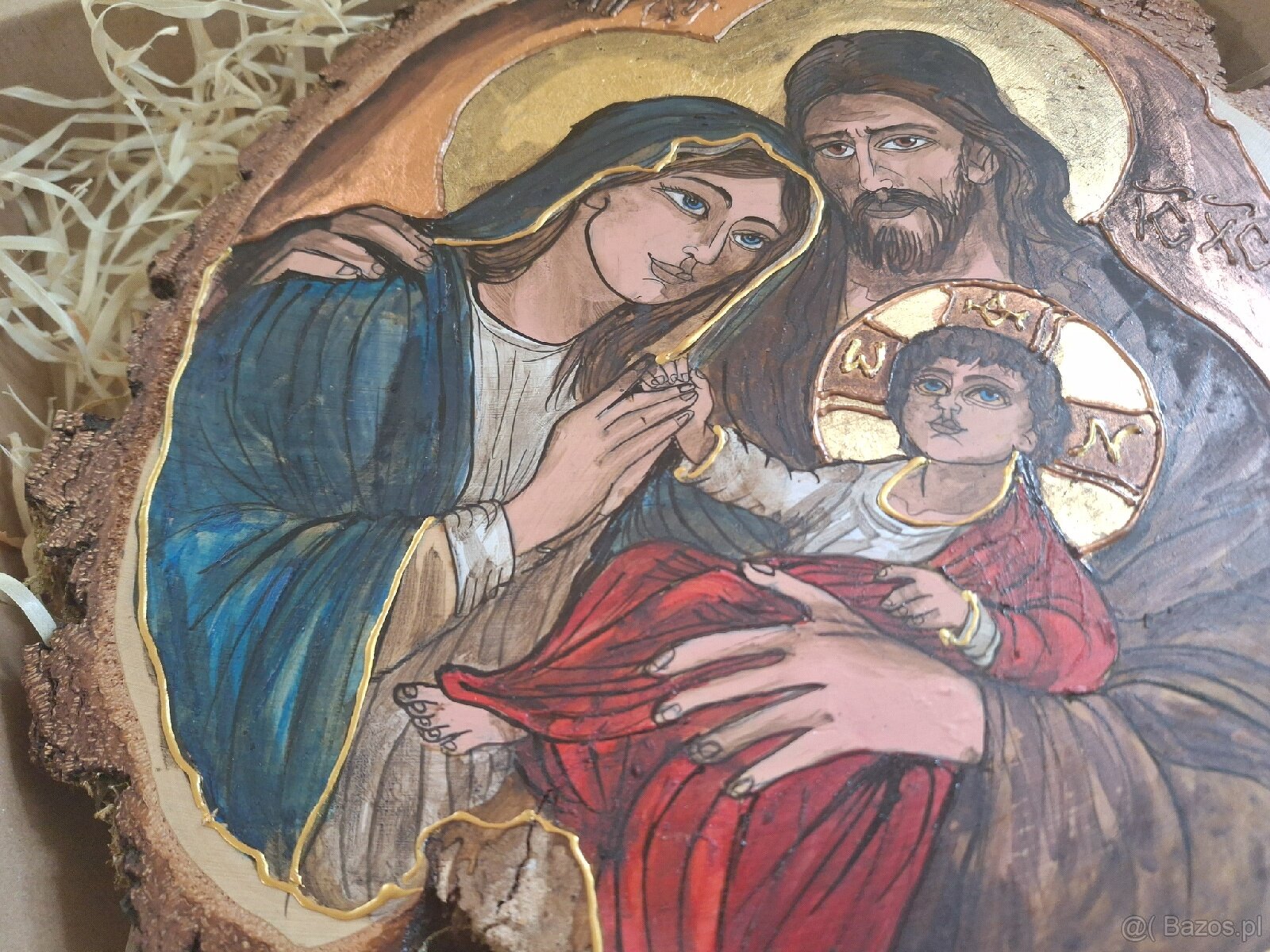Obraz malowany ręcznie na drewnie - 2