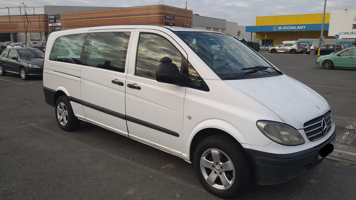 mercedes vito extra long 2007r 2.2 diesel - 2