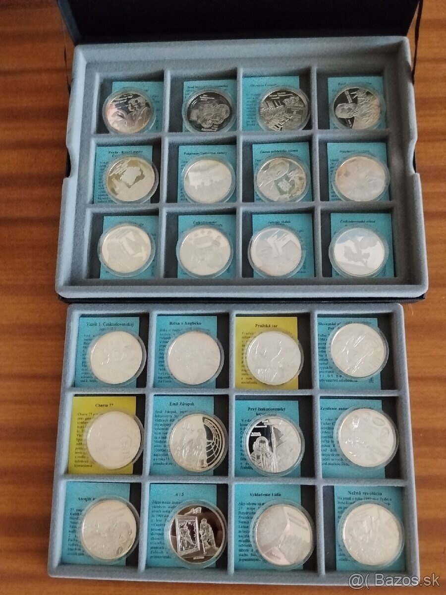 Medale Historyczne momenty Czechosłowacji - 2