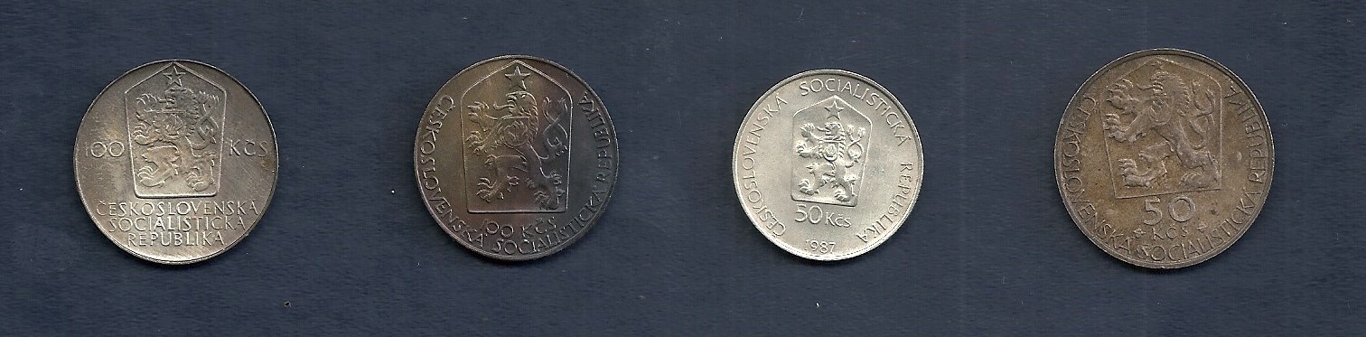 Srebrne monety pamiątkowe Czechosłowackiej Republiki - 2