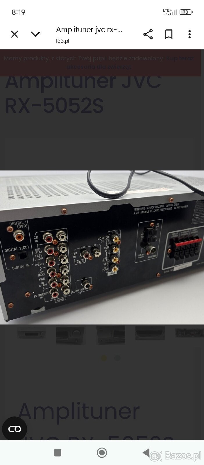 Amplituner jcv zestaw - 2