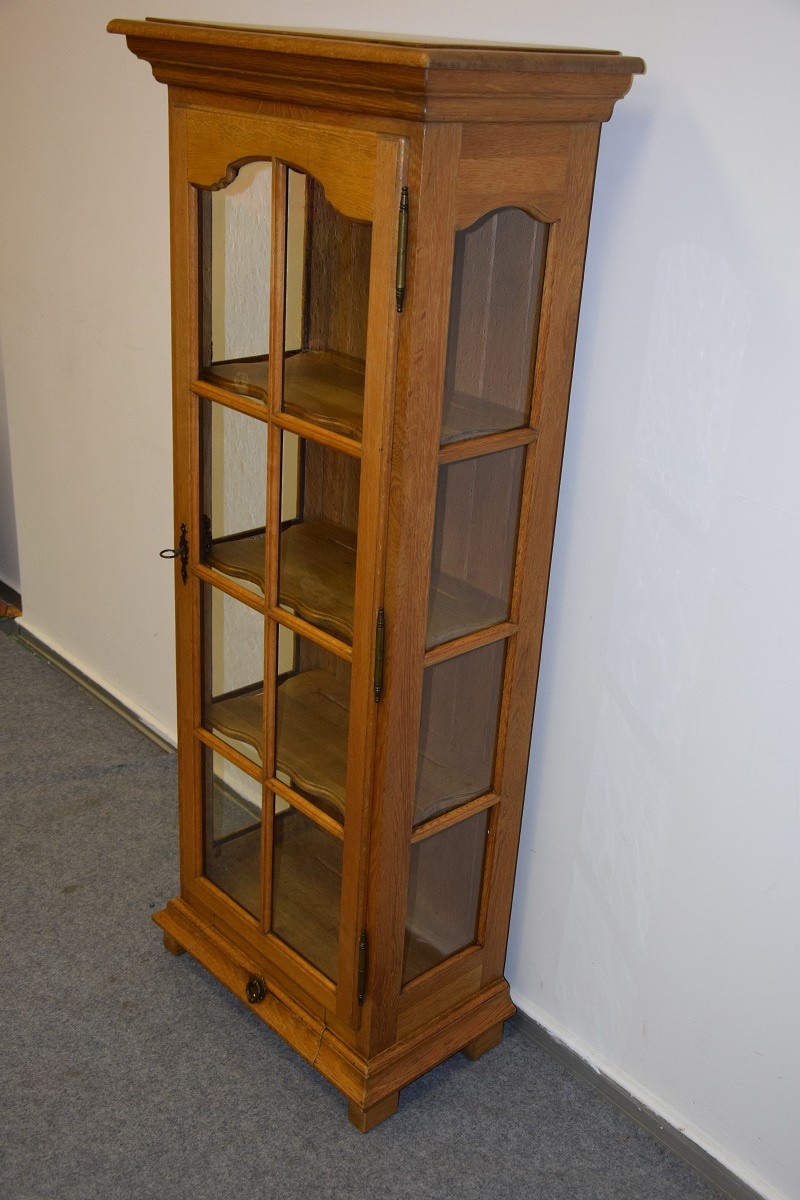 witryna z drewna dębowego - jak nowa - 2