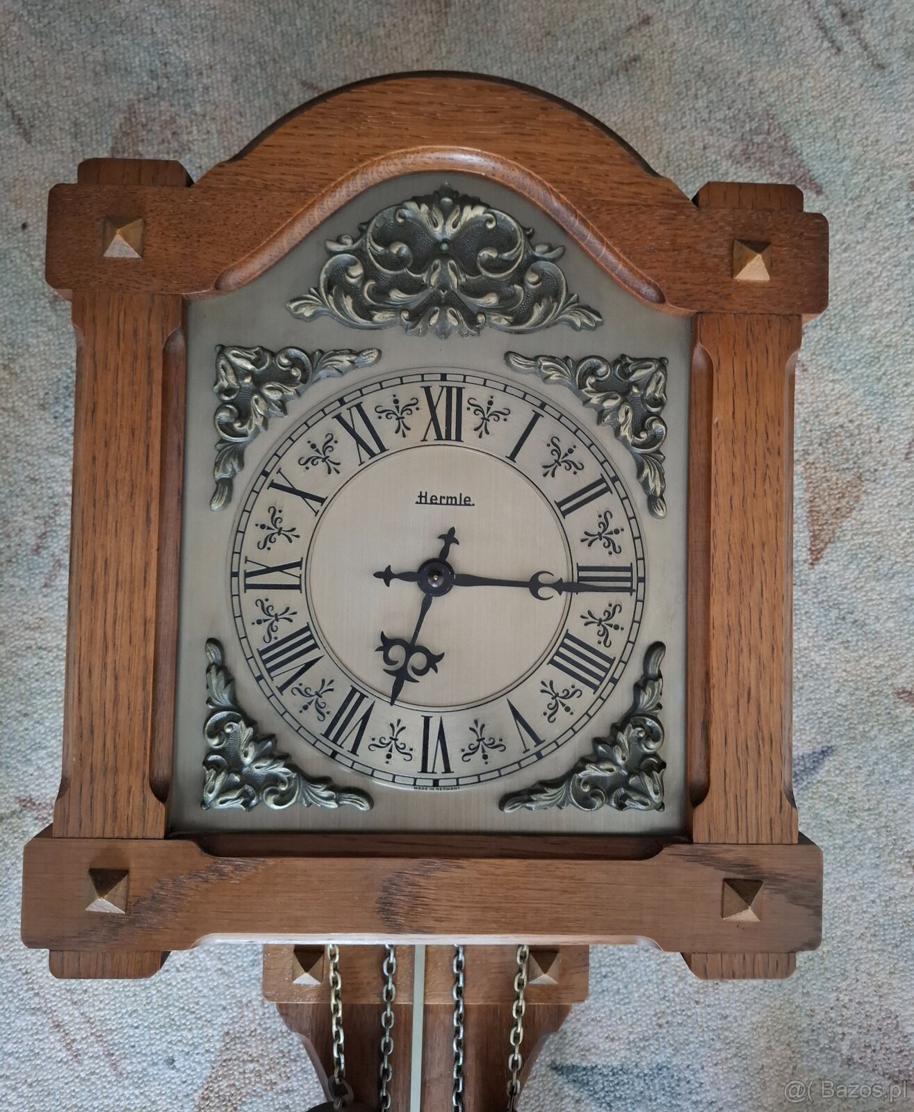 Zegar wiszący Hermle z Niemiec - 2