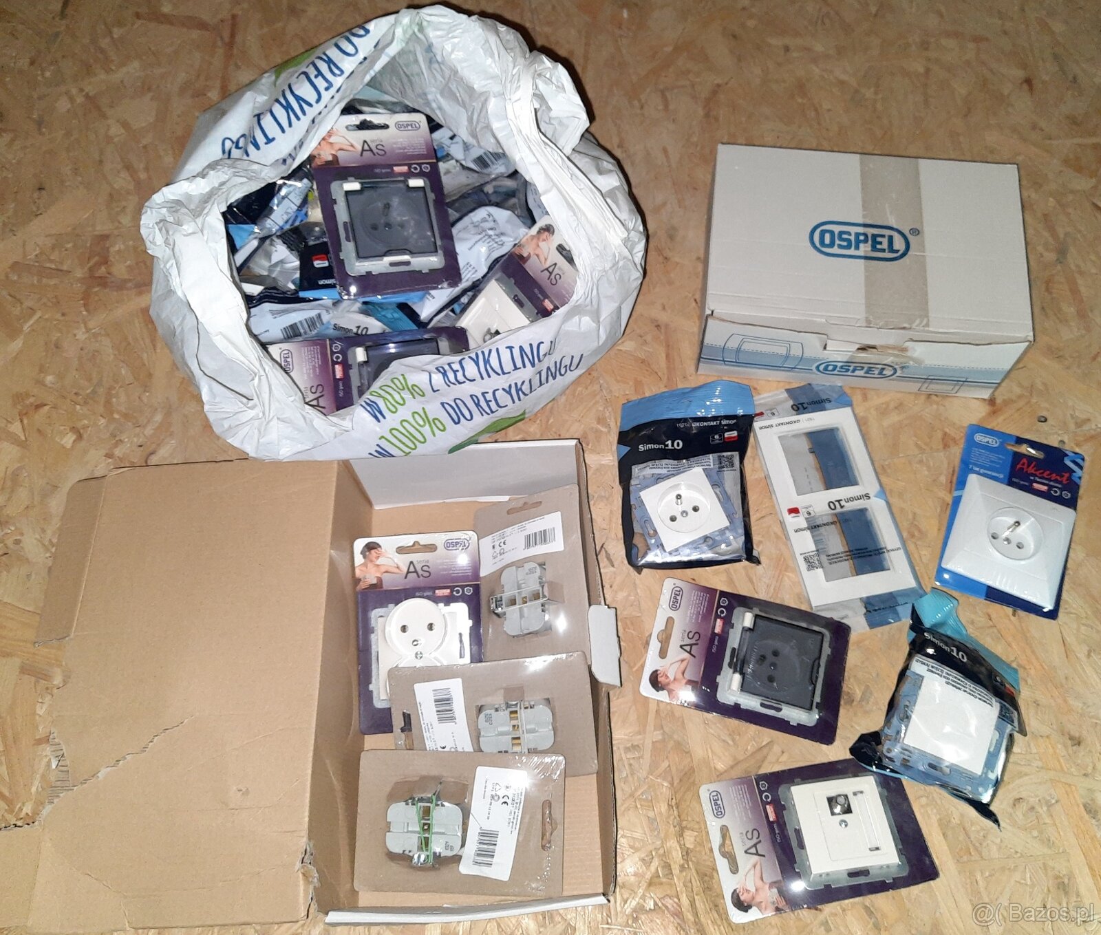 Gniazdka i włączniki ,Nowe - 2