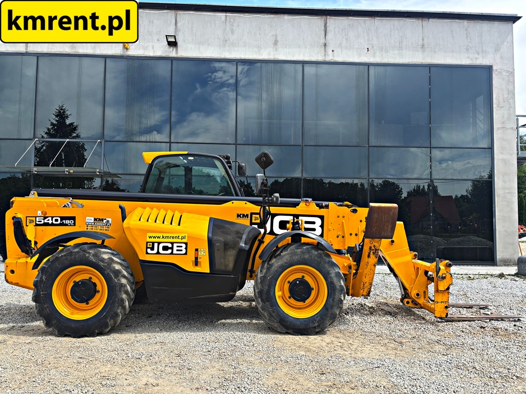 JCB 540-180 ŁADOWARKA TELESKOPOWA. 2017R - 2