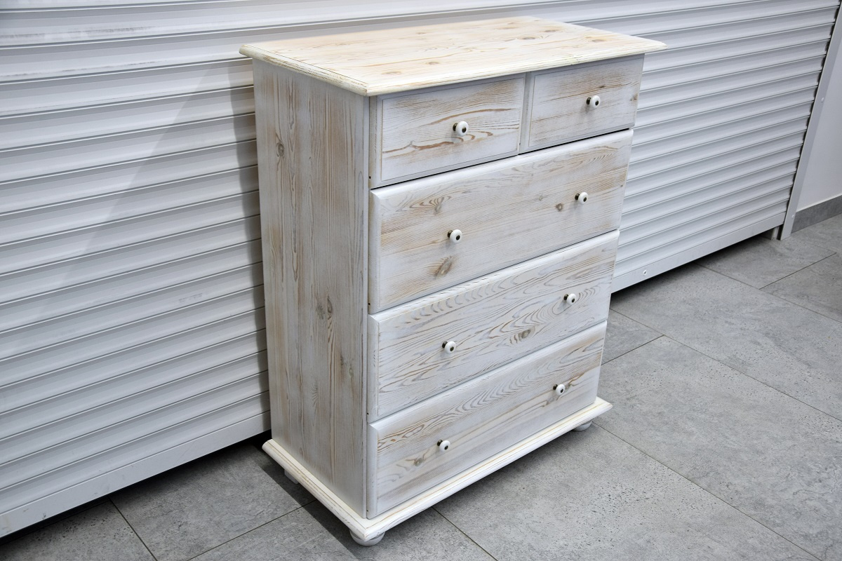 komoda z szufladami z drewna sosnowego - jak nowa - 2