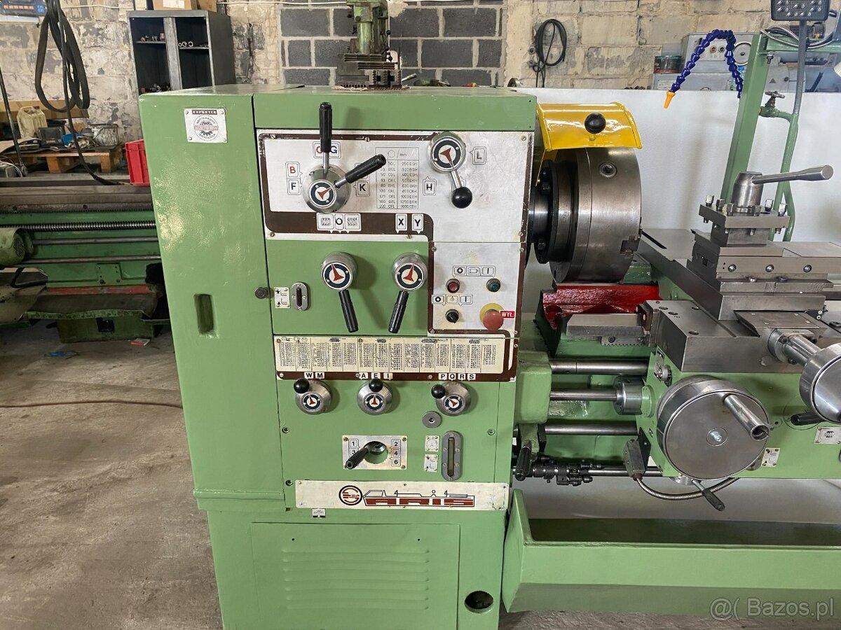 Tokarka SN402 po remoncie z odczytami przelot 105mm - 2