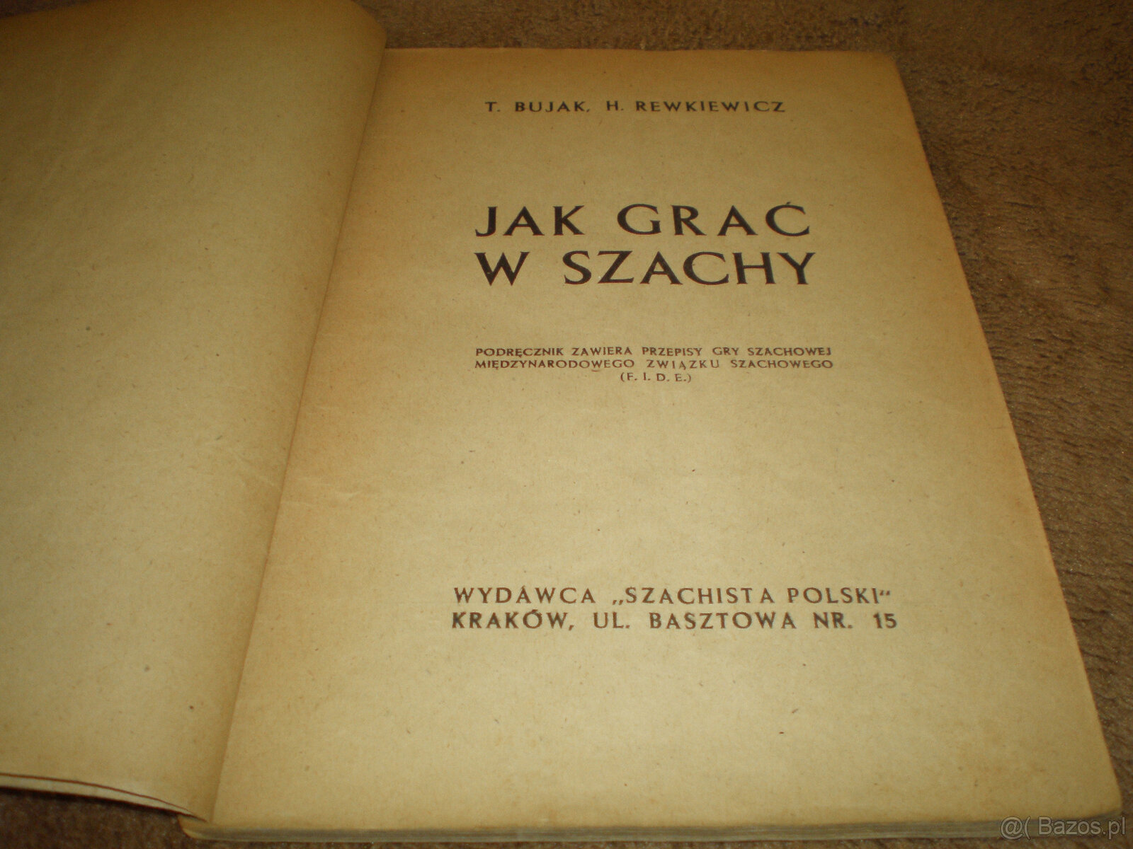 Sprzedam książkę Jak grać w szachy, używana, cena 20 zł., od - 2