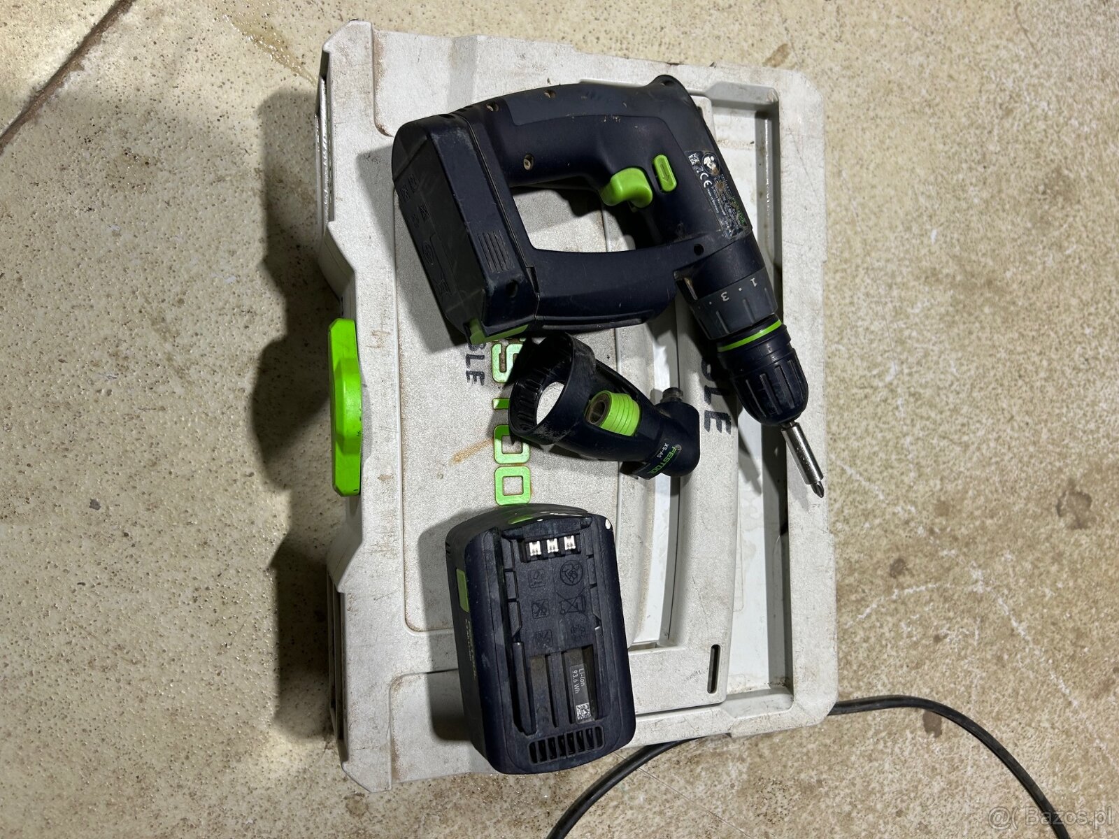 Akumulatorowa wiertarko-wkrętarka Festool CXS w walizce syst - 2