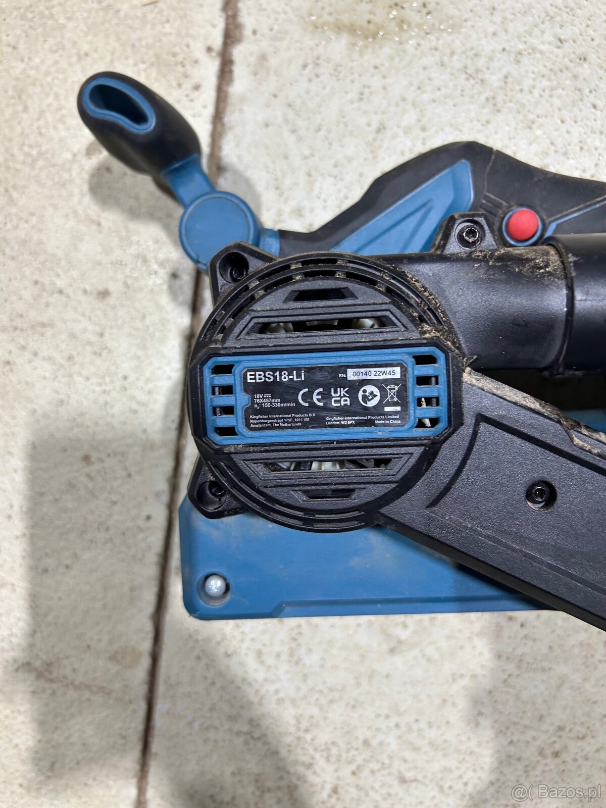 Szlifierka taśmowa Erbauer EBS18-Li 3" 18V Li-Ion EXT - 2