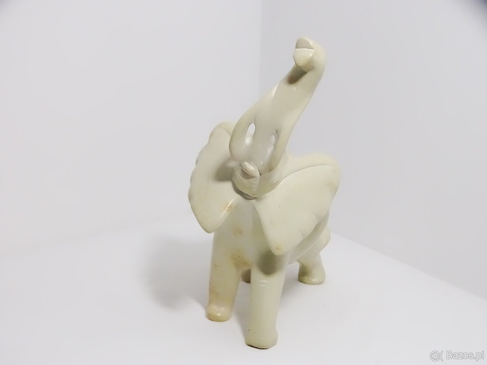 Bardzo realistyczna figurka dużego słonia 32 cm misternie rz - 2