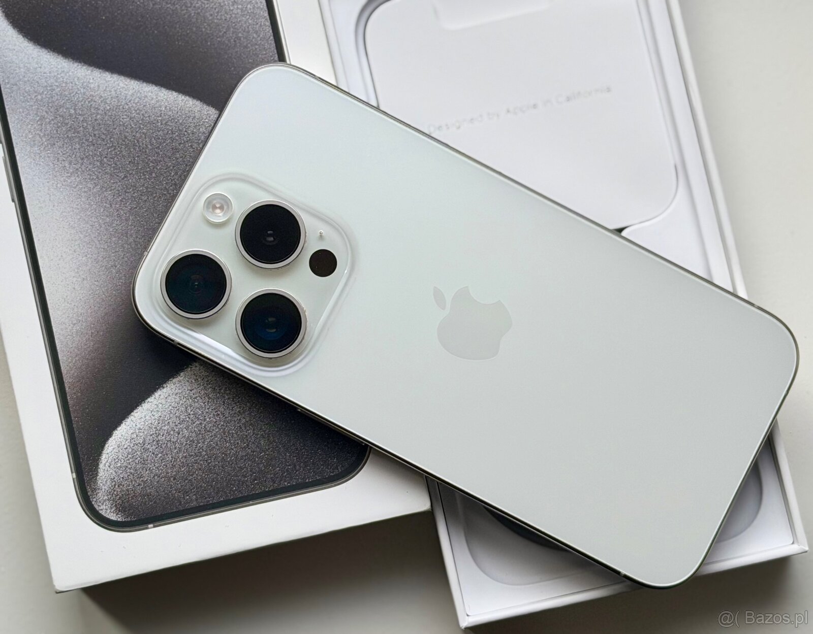 iPhone 15 Pro White Titanium BATERIA 100% TOP - 2