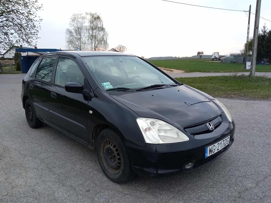 HONDA CIVIC 1.7 CDTI WAŻNE OC I PT KLIMA TANIO - 2
