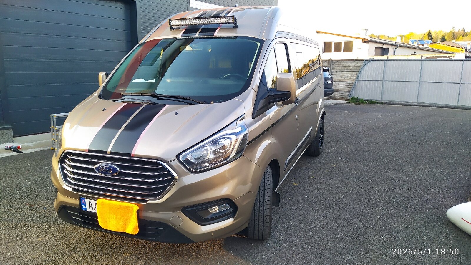 FORD TRANSIT CUSTOM 06/2021, 95tis. km, 9m - 2