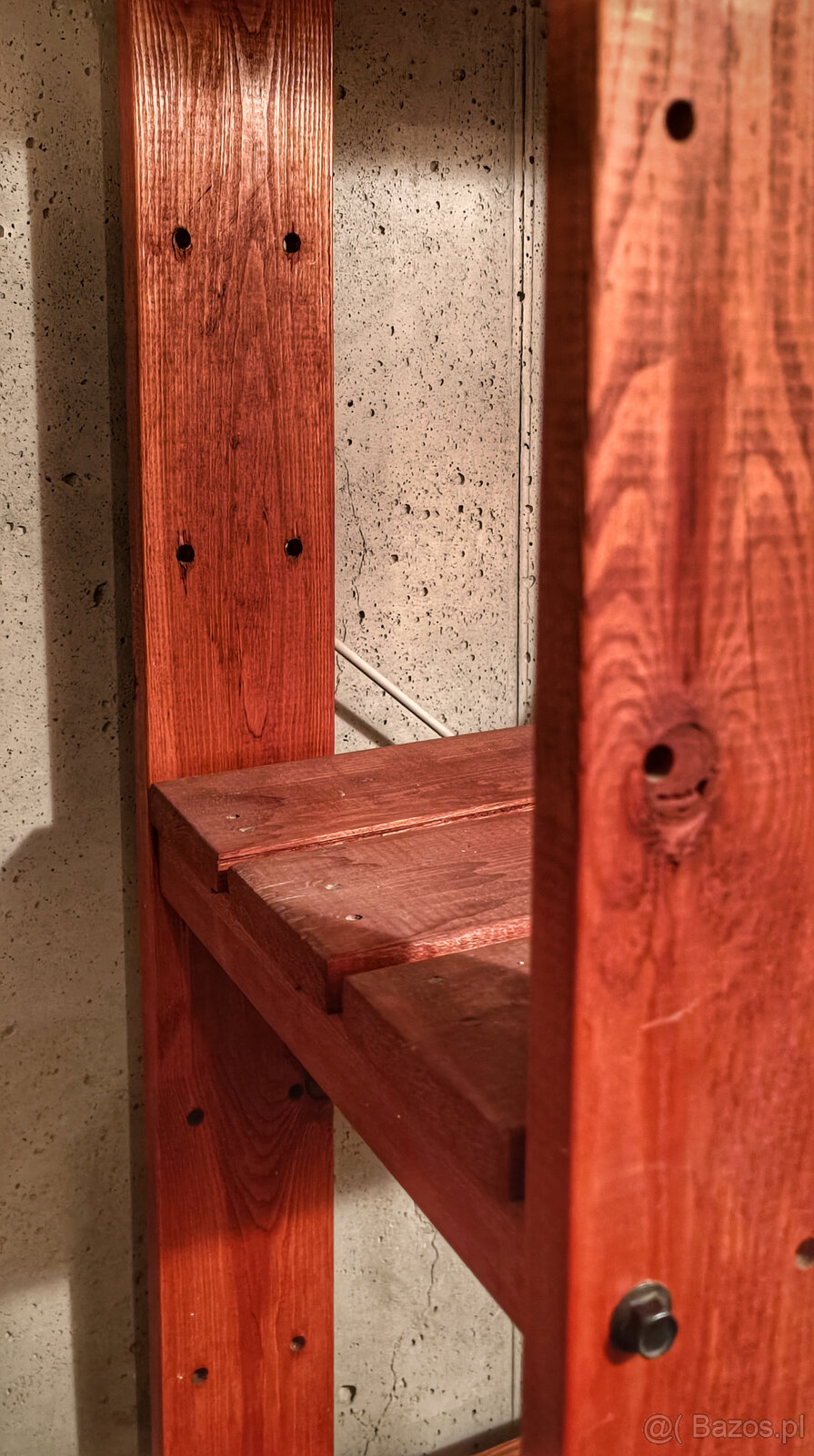 Regał drewniany do garażu lub piwnicy - 2