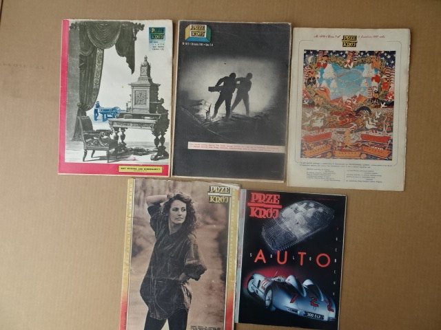 PRZEKROJ--rozne lata PRL-u ,,11gazet,,stan dory - 2