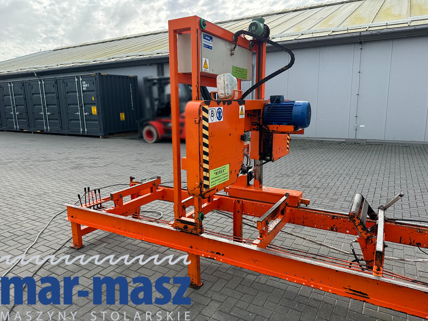 Trak pilarka taśmowa pozioma WIREX typ CZ-1 hydrauliczny - 2