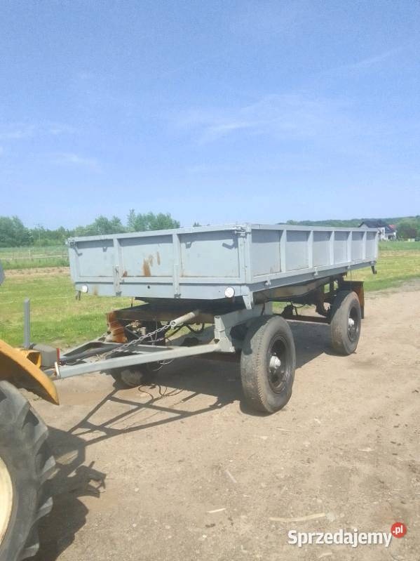 PRZYCZEPA WYWROTKA D-47 po remoncie nowe blachy - 2