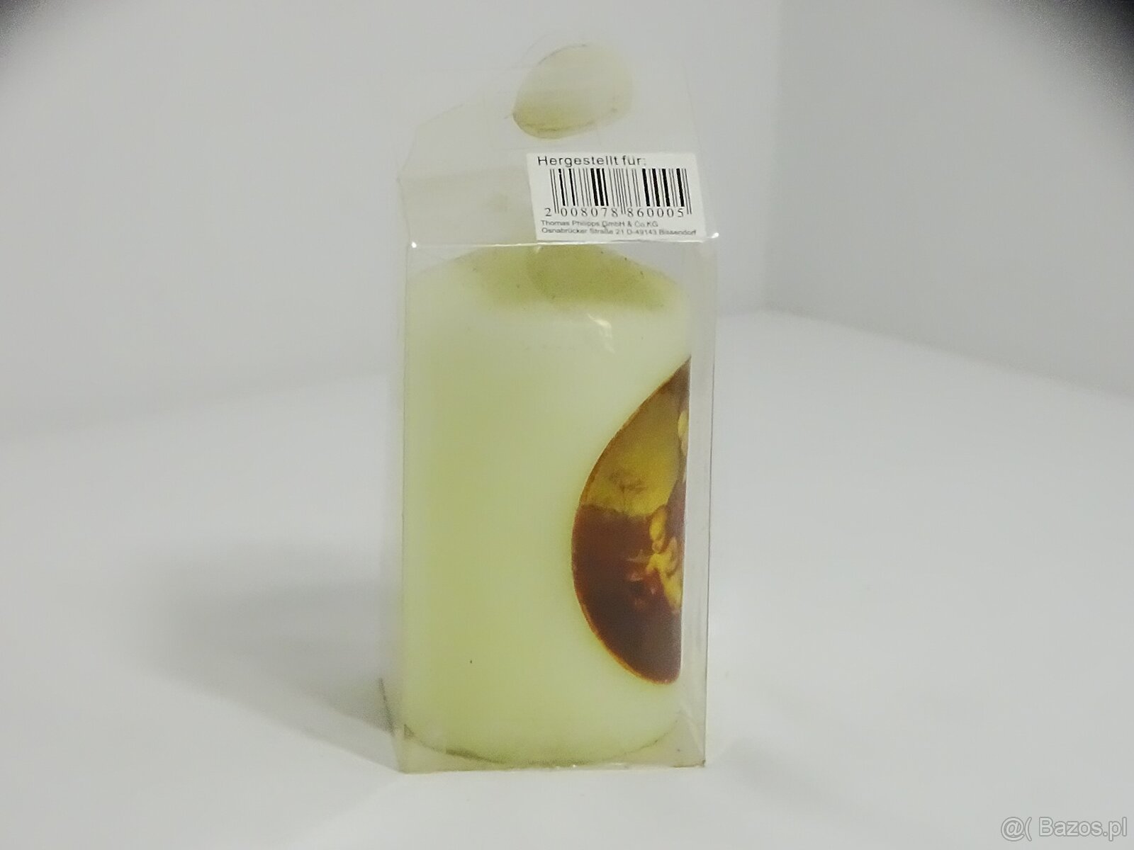 Świeca walcowa z nadrukiem Madonny z Dzieciątkiem - 2