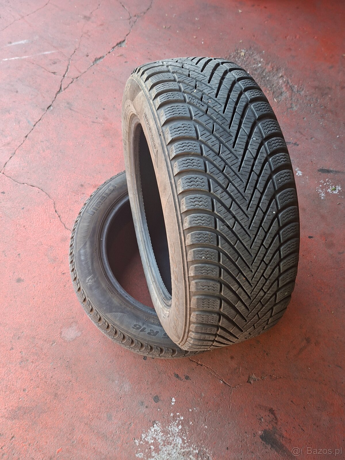 Opony 205/55/16 r PIRELLI CINTUSATL 91 h m+s rok 21 bieżnik - 2