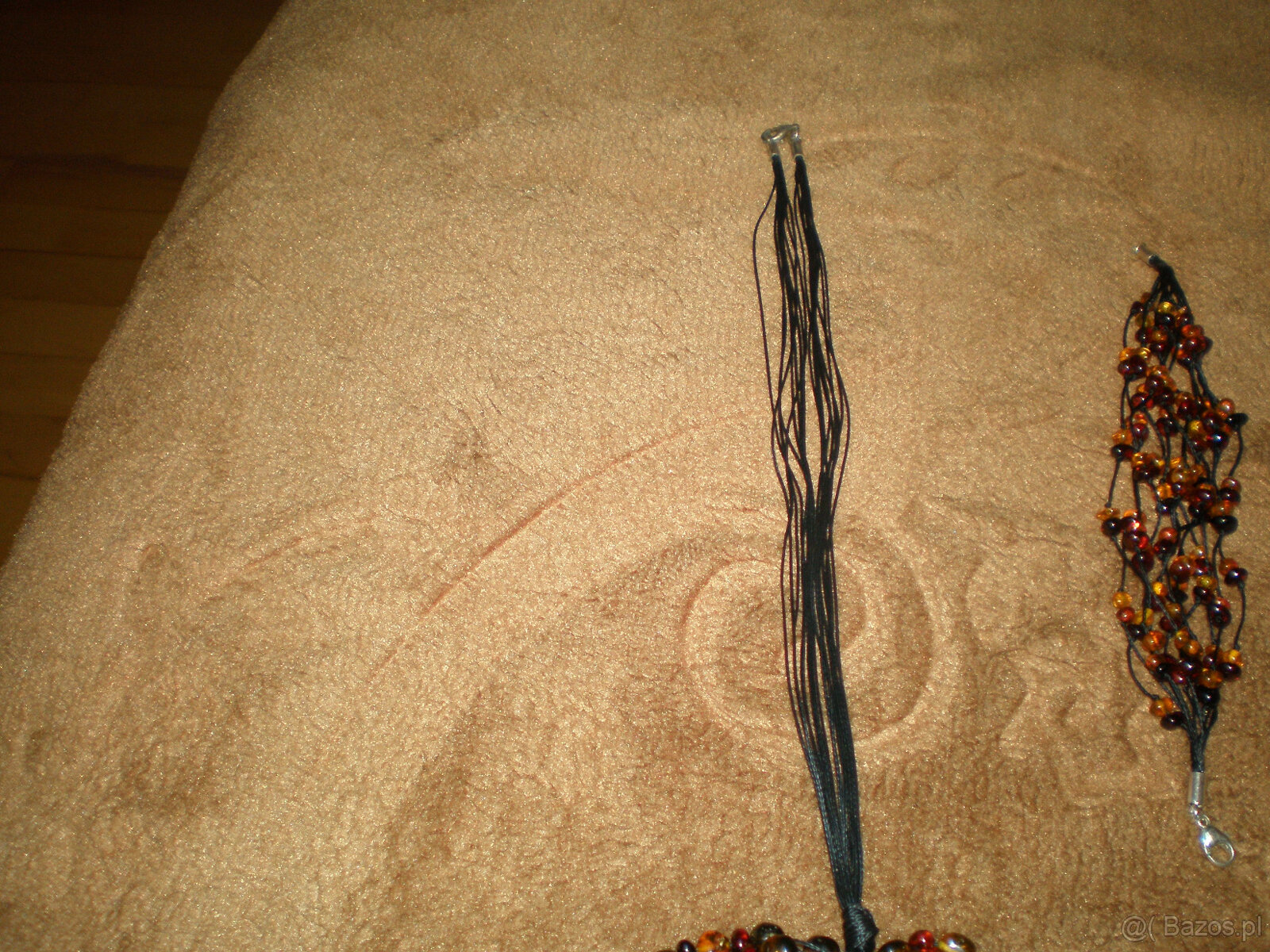 Sprzedam naszyjnik i bransoletkę z bursztynu używane. - 2