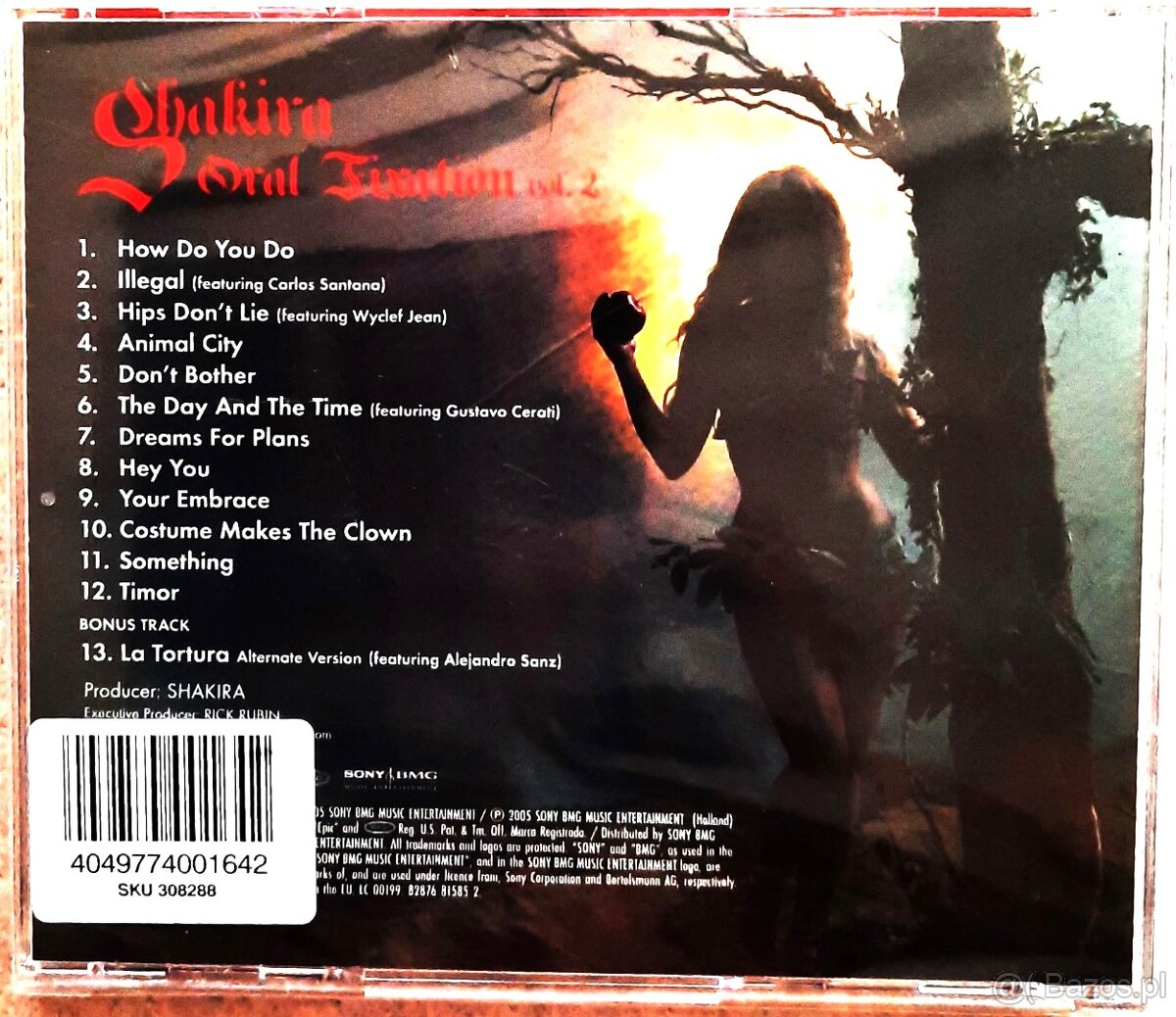 Polecam Wspaniały Album CD SHAKIRA -Album Oral Fixation Vol. - 2