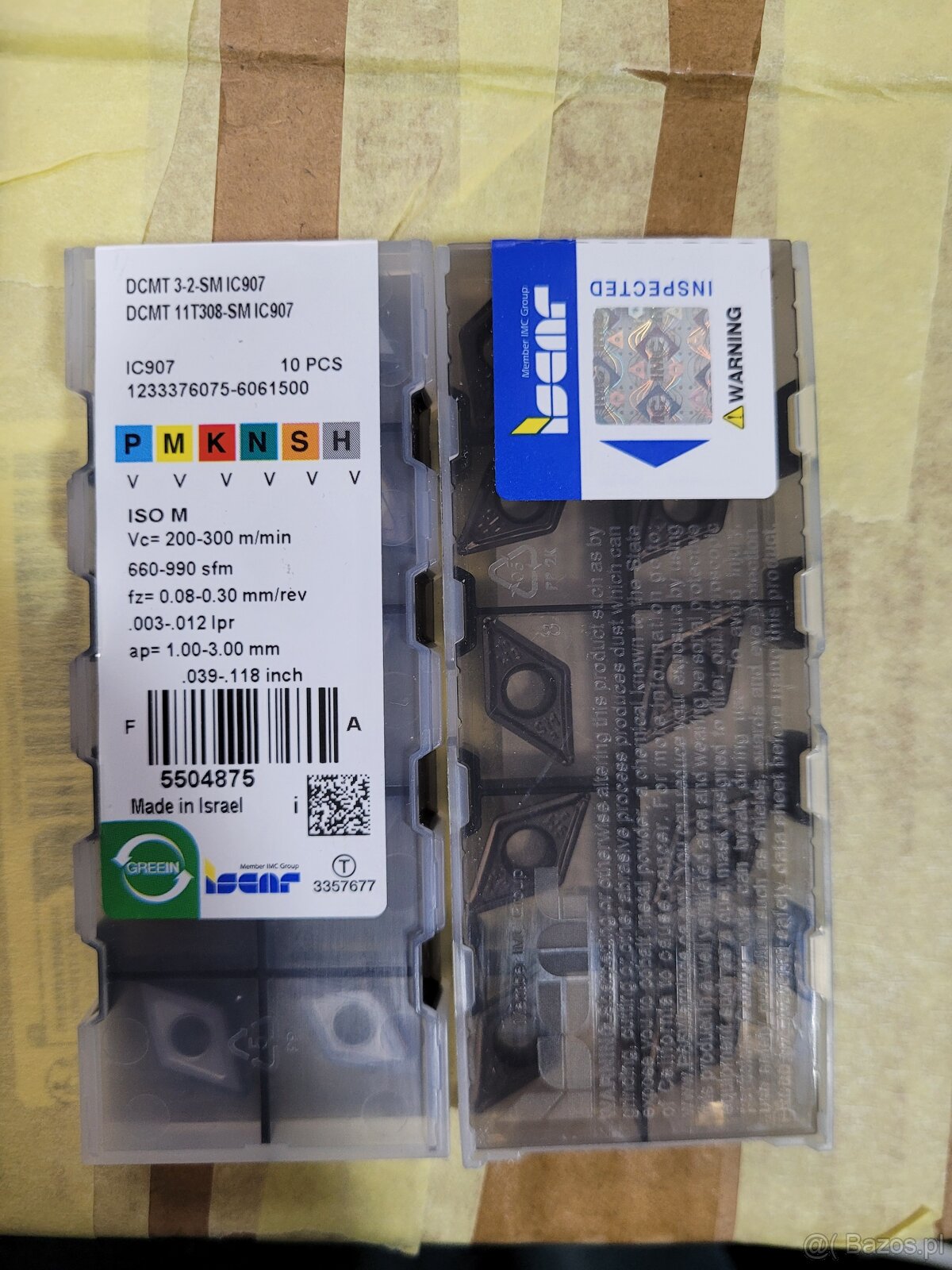 wymiana nowych wkładek na używane - 2